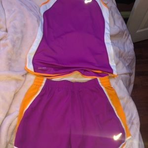 Nike shorts and tank top set